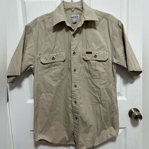 Carhartt Men's Tan Short Sleeve Shirt